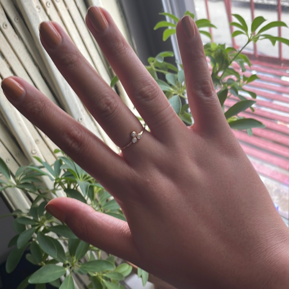 Young in the Mountains trifecta ring (sz8)